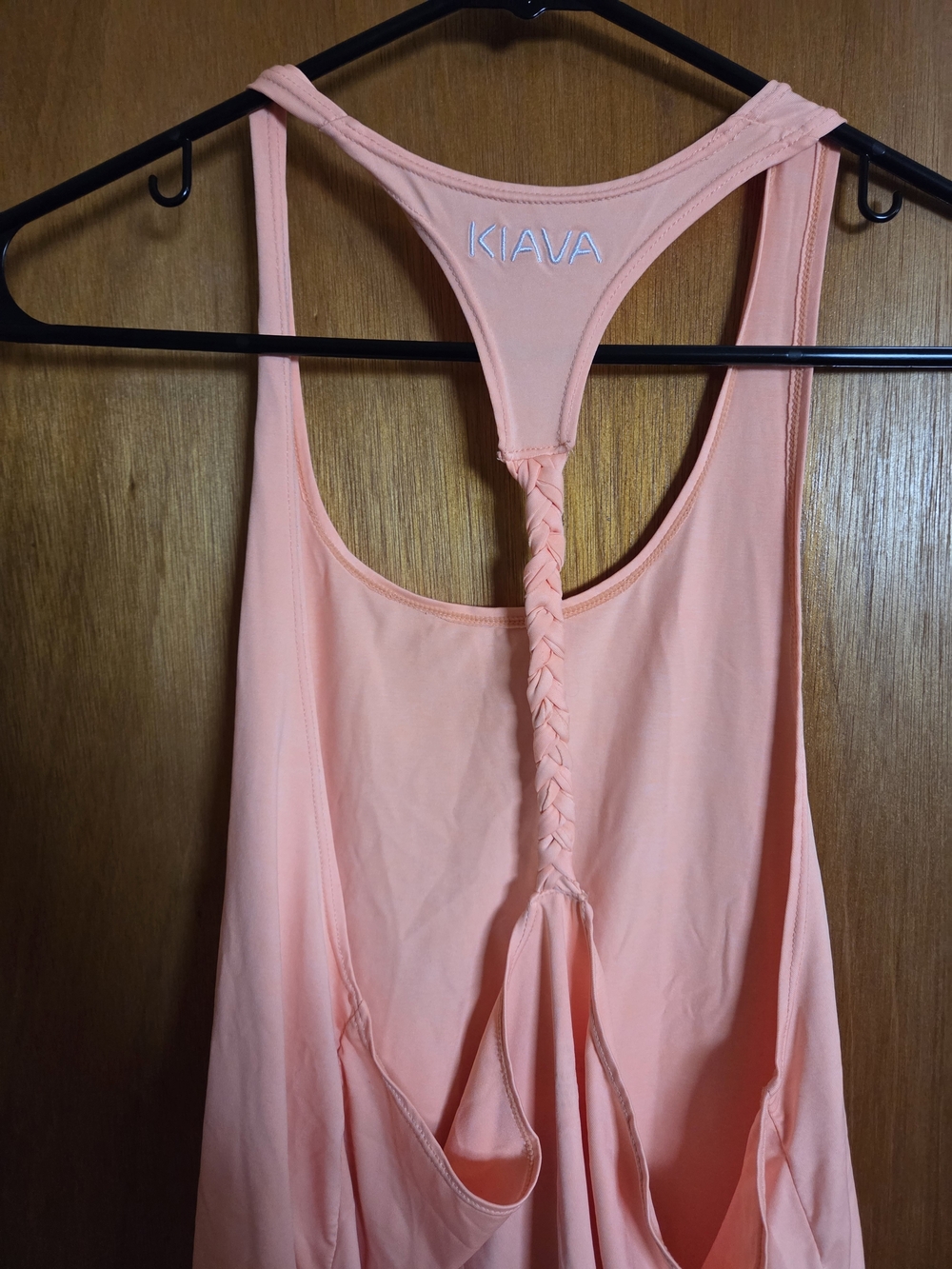 KIAVA Medium Peachy Coral Top - Soft Polyester Blend - Picture 4 of 4